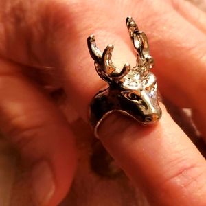 Deer Ring size 10 NEW